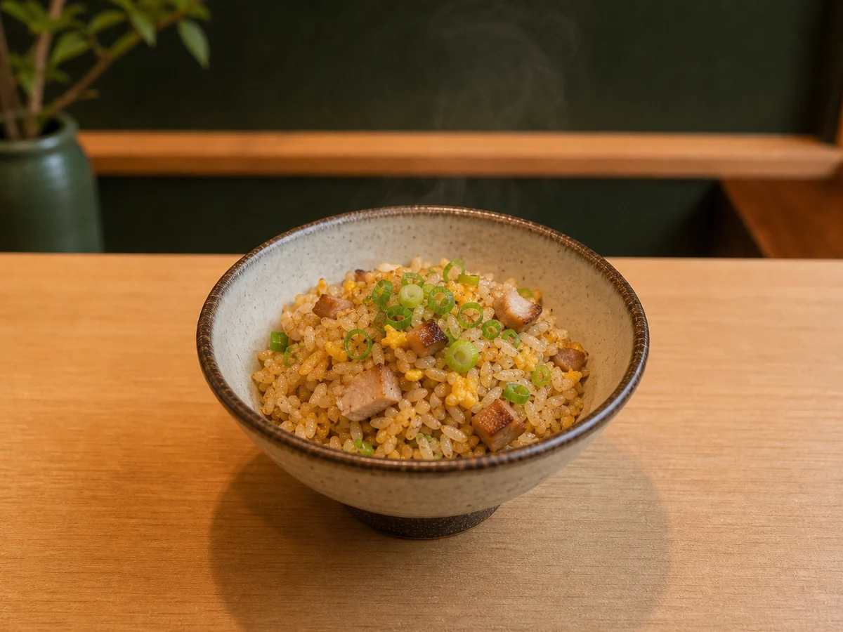 鍋香が立つ半チャーハン