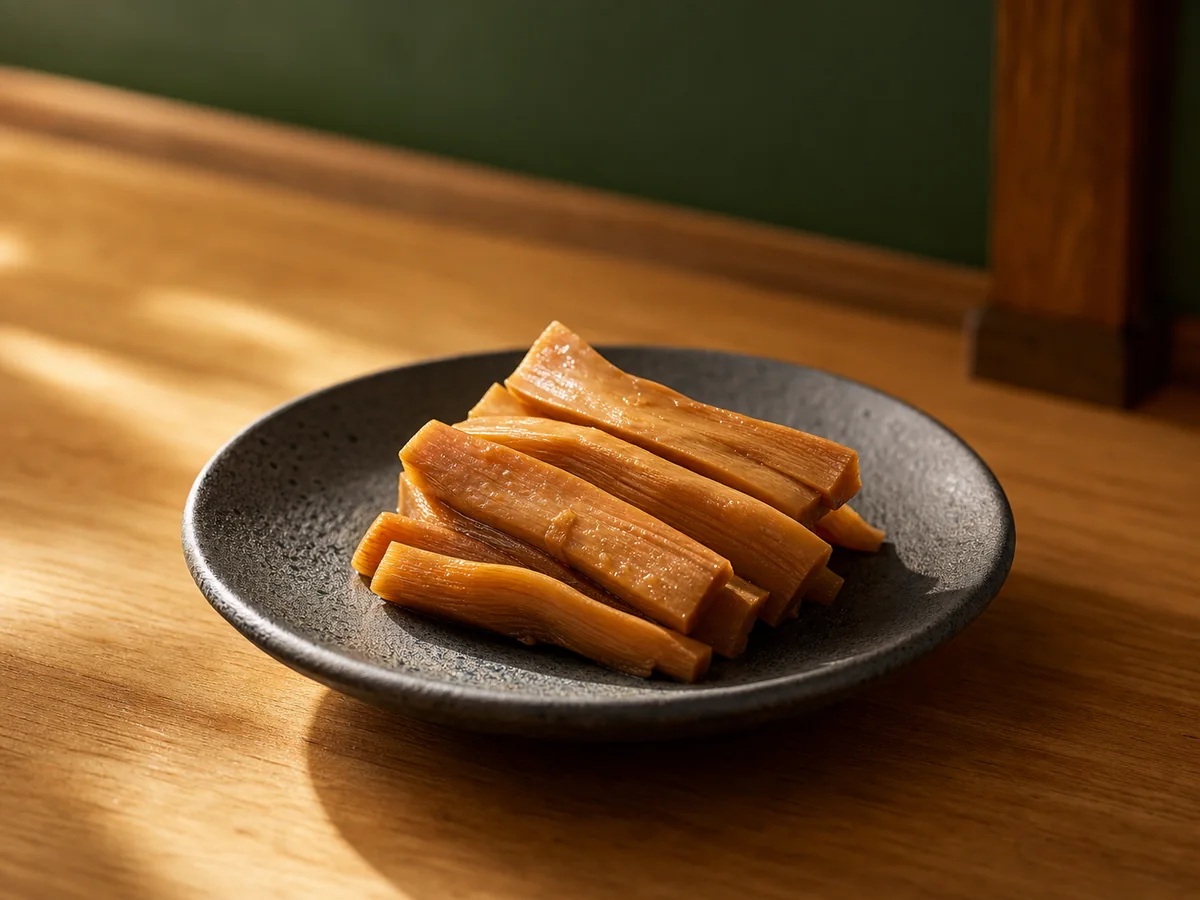 歯ごたえの良い味付けメンマ